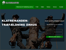 Tablet Screenshot of klatremanden.dk